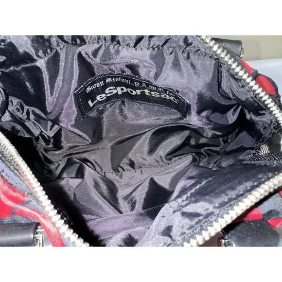 LeSportSac L.A.M.B. Gwen Stefani Y2K Red Small Mini Baby Barrel Bag Angel Demi - Picture 9 of 10